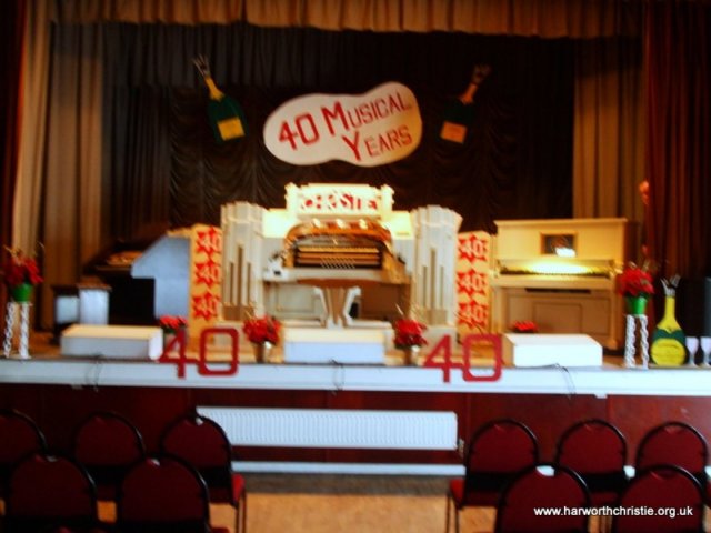 40th anniversary concert - stage set